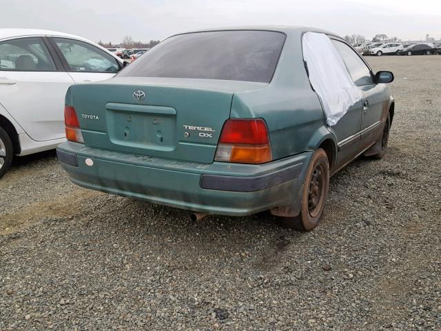 JT2EL56E1S7000668 - 1995 TOYOTA TERCEL DX GREEN photo 4