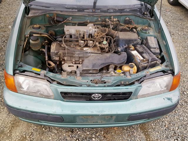 JT2EL56E1S7000668 - 1995 TOYOTA TERCEL DX GREEN photo 7