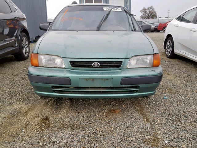 JT2EL56E1S7000668 - 1995 TOYOTA TERCEL DX GREEN photo 9