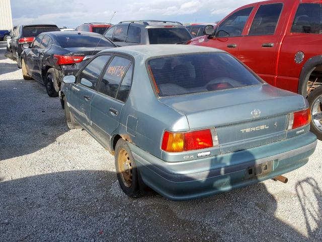 JT2EL43T2R0441810 - 1994 TOYOTA TERCEL DX GRAY photo 3