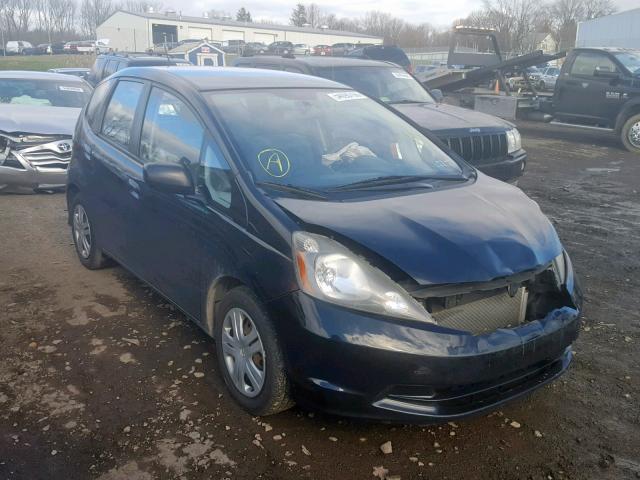 JHMGE8H20AS023836 - 2010 HONDA FIT BLACK photo 1