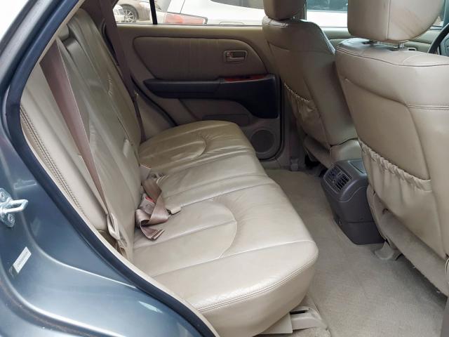 JT6GF10U6Y0061829 - 2000 LEXUS RX 300 GRAY photo 6