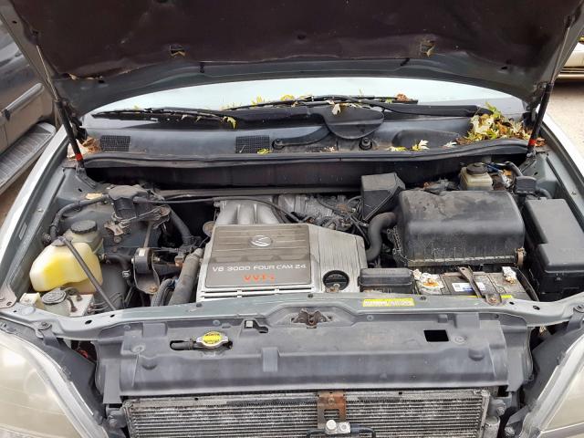 JT6GF10U6Y0061829 - 2000 LEXUS RX 300 GRAY photo 7