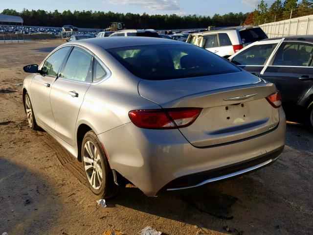 1C3CCCAB0FN748527 - 2015 CHRYSLER 200 LIMITE GRAY photo 3