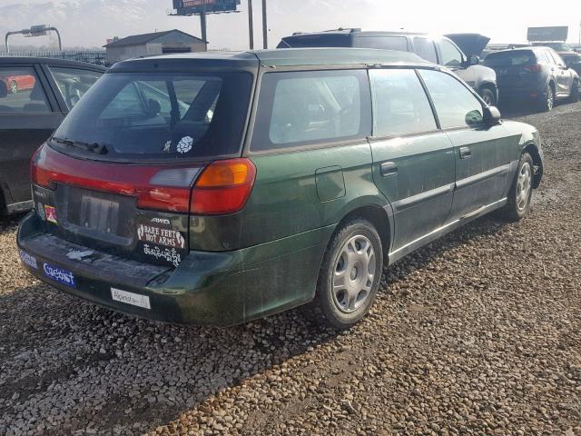 4S3BH6257Y7312462 - 2000 SUBARU LEGACY BRI GREEN photo 4