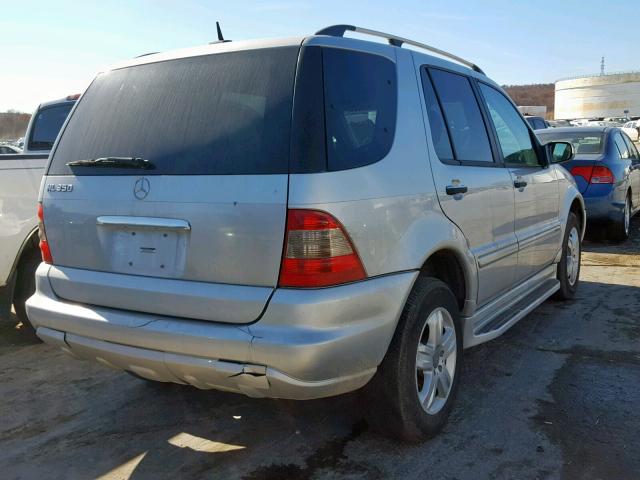 4JGAB57E65A527809 - 2005 MERCEDES-BENZ ML 350 SILVER photo 4