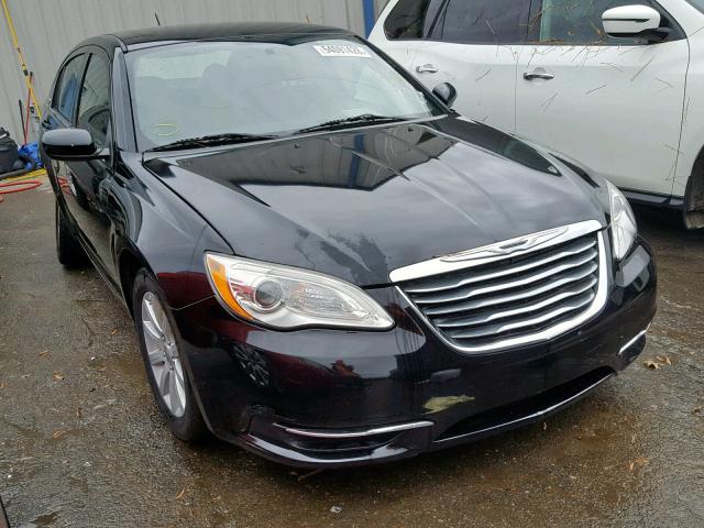 1C3CCBBB3CN137380 - 2012 CHRYSLER 200 TOURIN BLACK photo 1