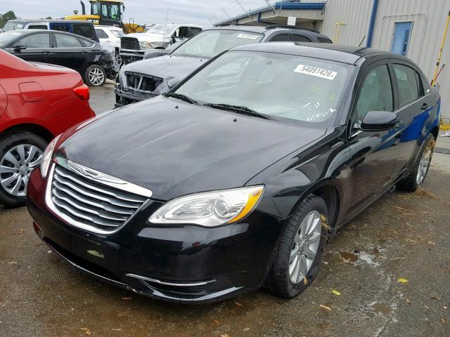 1C3CCBBB3CN137380 - 2012 CHRYSLER 200 TOURIN BLACK photo 2