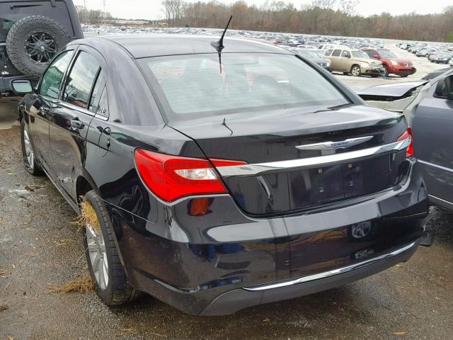 1C3CCBBB3CN137380 - 2012 CHRYSLER 200 TOURIN BLACK photo 3