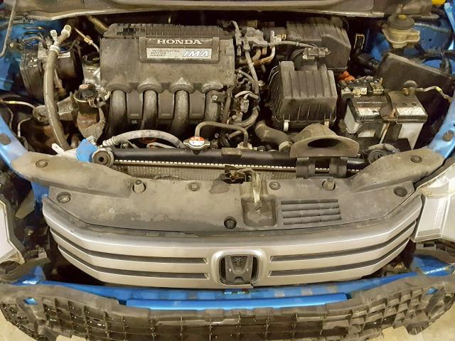 JHMZE2H74AS029902 - 2010 HONDA INSIGHT BLUE photo 7