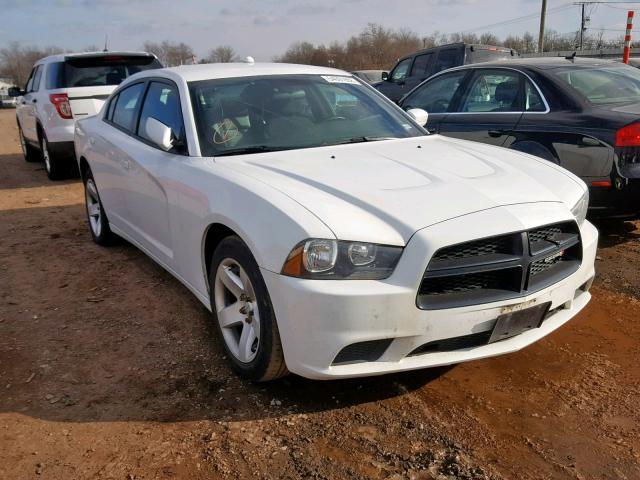 2C3CDXAT4DH568096 - 2013 DODGE CHARGER PO WHITE photo 1