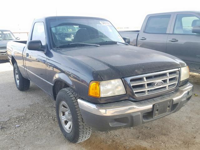 1FTYR10D51PB71837 - 2001 FORD RANGER BLACK photo 1