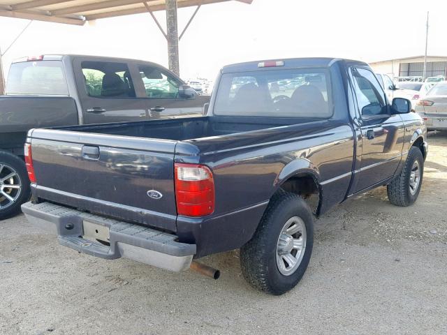 1FTYR10D51PB71837 - 2001 FORD RANGER BLACK photo 4