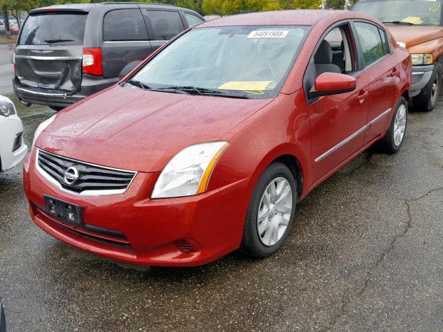 3N1AB6AP6CL744760 - 2012 NISSAN SENTRA 2.0 RED photo 2