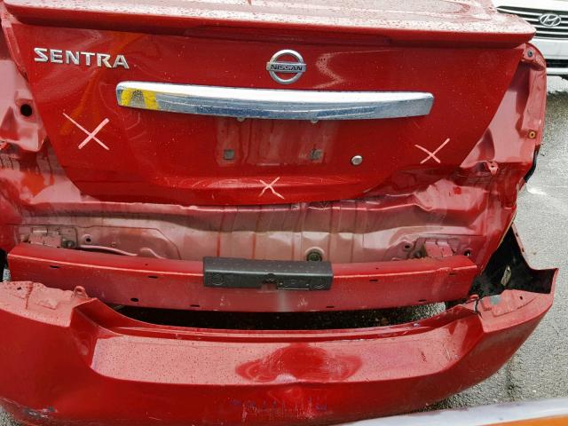 3N1AB6AP6CL744760 - 2012 NISSAN SENTRA 2.0 RED photo 9