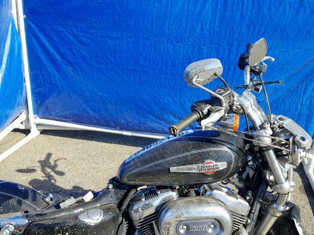 1HD1CT319FC404714 - 2015 HARLEY-DAVIDSON XL1200 C BLACK photo 5