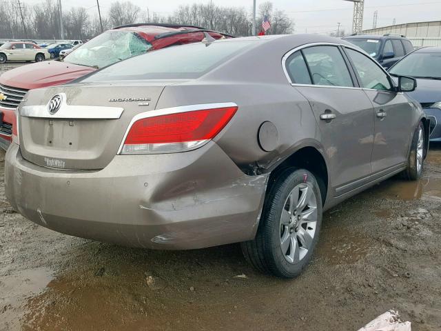 1G4GC5ED4BF320531 - 2011 BUICK LACROSSE C BROWN photo 4