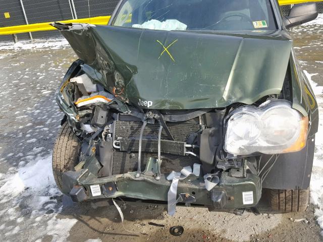 1J8GS48K38C240443 - 2008 JEEP GRAND CHER GREEN photo 7