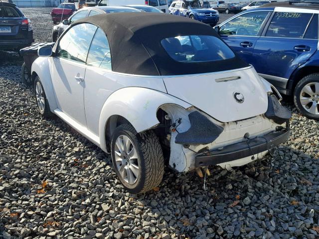 3VWRG31YX9M402981 - 2009 VOLKSWAGEN NEW BEETLE WHITE photo 3