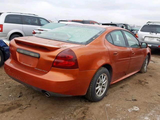 2G2WP522551214547 - 2005 PONTIAC GRAND PRIX ORANGE photo 4