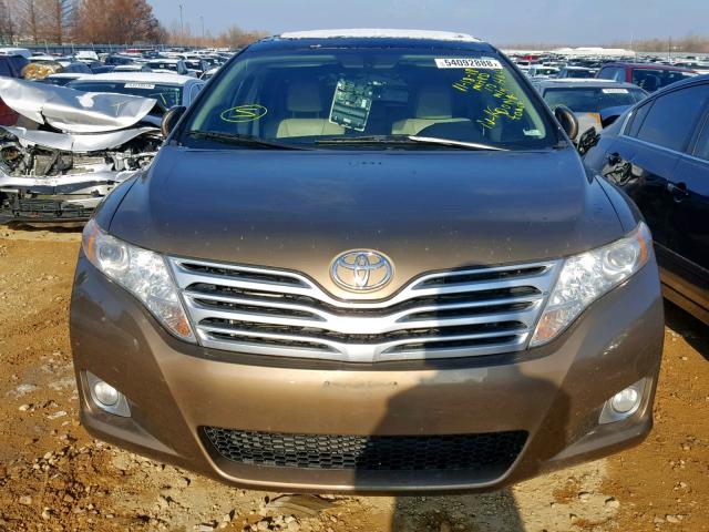 4T3BK3BB0AU030308 - 2010 TOYOTA VENZA BASE BROWN photo 9