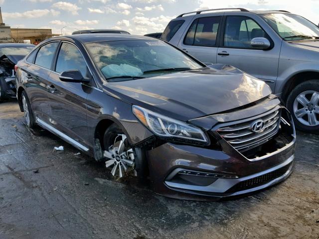 5NPE34AF4FH102629 - 2015 HYUNDAI SONATA SPO BLACK photo 1