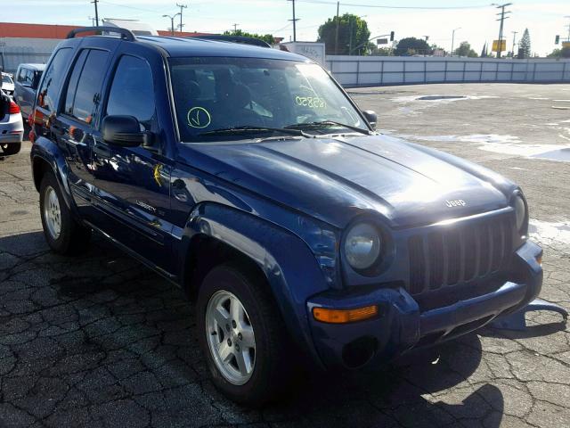 1J4GL58K83W669203 - 2003 JEEP LIBERTY LI BLUE photo 1