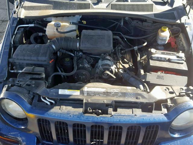 1J4GL58K83W669203 - 2003 JEEP LIBERTY LI BLUE photo 7