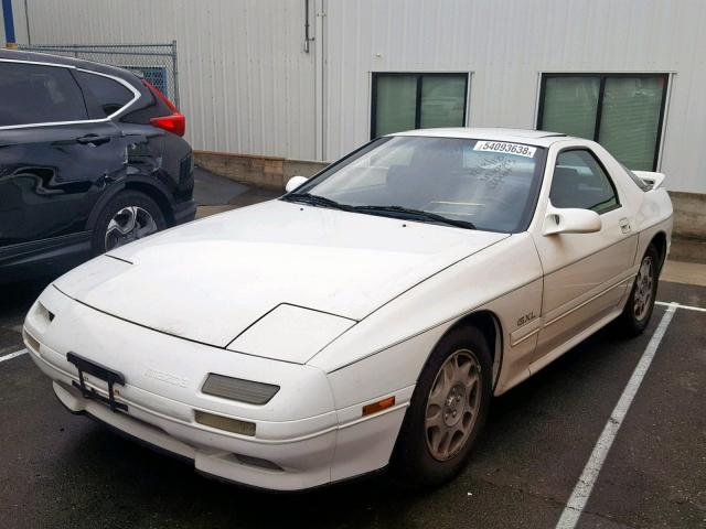 JM1FC3319K0701484 - 1989 MAZDA RX7 WHITE photo 2