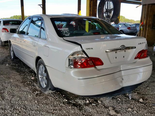 4T1BF28B64U354155 - 2004 TOYOTA AVALON XL WHITE photo 3