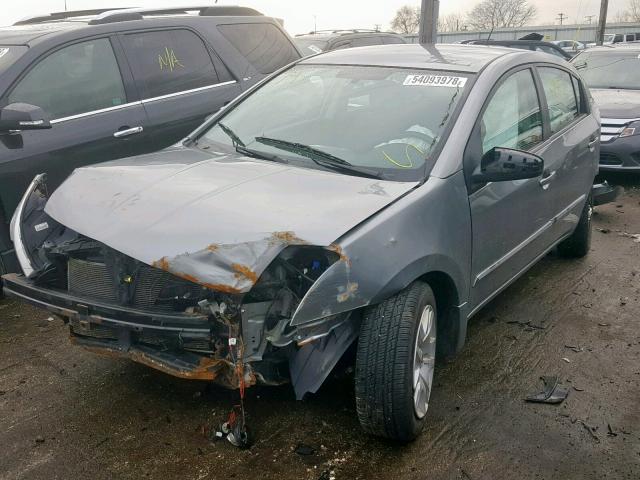 3N1AB6AP3AL715472 - 2010 NISSAN SENTRA 2.0 GRAY photo 2