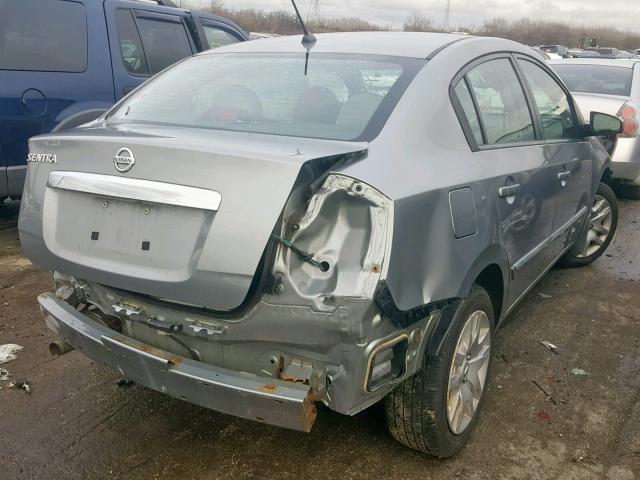 3N1AB6AP3AL715472 - 2010 NISSAN SENTRA 2.0 GRAY photo 4