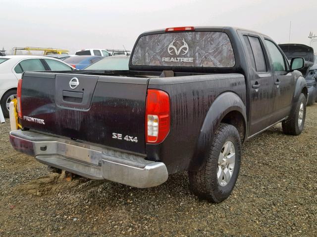 1N6AD0EV7AC422695 - 2010 NISSAN FRONTIER C BLACK photo 4