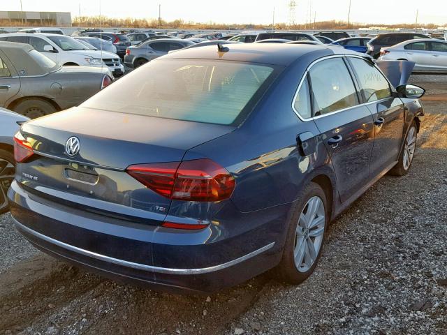 1VWBA7A37JC025109 - 2018 VOLKSWAGEN PASSAT SE BLUE photo 4