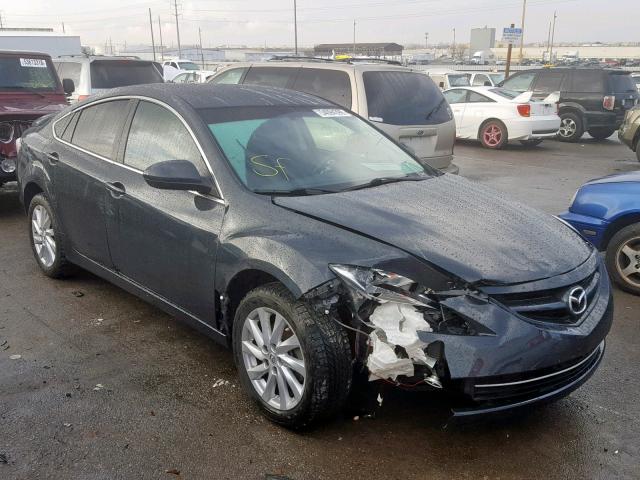 1YVHZ8DH9D5M15344 - 2013 MAZDA 6 TOURING GRAY photo 1