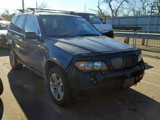 5UXFB53525LV19077 - 2005 BMW X5 4.4I GREEN photo 1