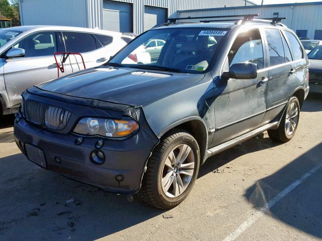 5UXFB53525LV19077 - 2005 BMW X5 4.4I GREEN photo 2