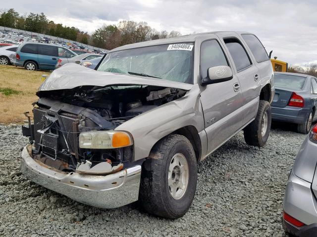 1GKEC13Z93J123280 - 2003 GMC YUKON GRAY photo 2