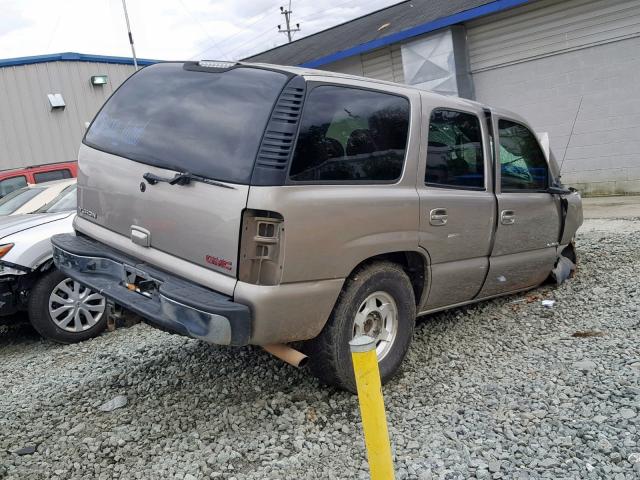 1GKEC13Z93J123280 - 2003 GMC YUKON GRAY photo 4