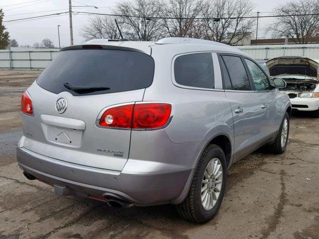 5GAKRBED9BJ227630 - 2011 BUICK ENCLAVE CX SILVER photo 4