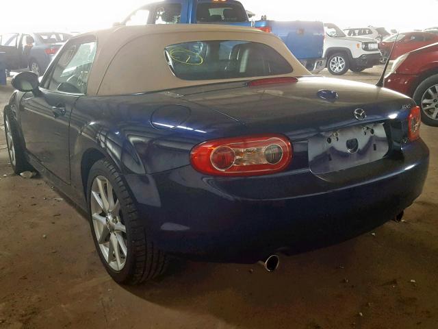 JM1NC2EF7A0212840 - 2010 MAZDA MX-5 MIATA BLUE photo 3