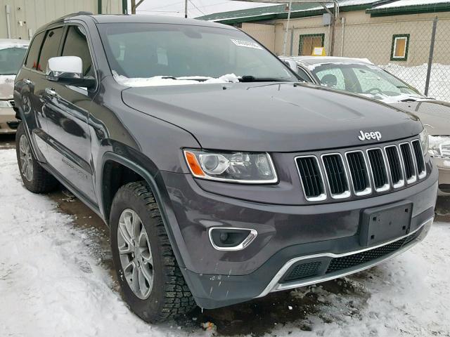 1C4RJFBG0EC431834 - 2014 JEEP GRAND CHER GRAY photo 1