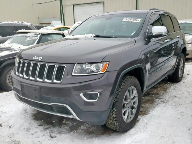 1C4RJFBG0EC431834 - 2014 JEEP GRAND CHER GRAY photo 2