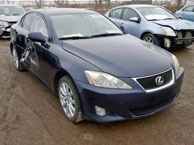 JTHCK262275010388 - 2007 LEXUS IS 250 BLUE photo 1