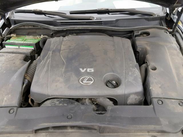 JTHCK262275010388 - 2007 LEXUS IS 250 BLUE photo 7