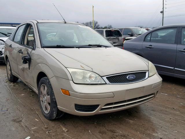 1FAHP34NX6W233451 - 2006 FORD FOCUS ZX4 TAN photo 1