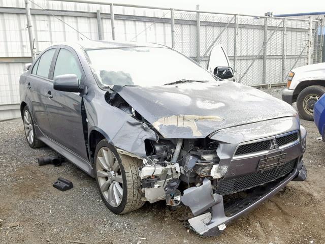 JA32U8FW8BU043275 - 2011 MITSUBISHI LANCER GTS GRAY photo 1