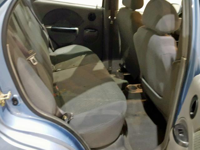 KL1TJ526X4B225259 - 2004 CHEVROLET AVEO LS BLUE photo 6