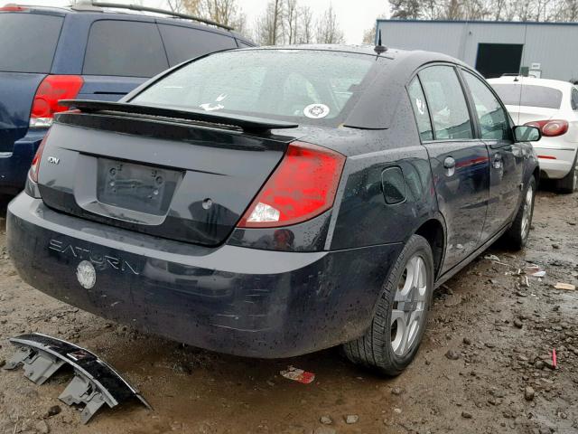 1G8AL54F84Z210946 - 2004 SATURN ION LEVEL BLACK photo 4