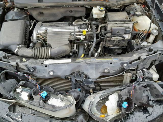 1G8AL54F84Z210946 - 2004 SATURN ION LEVEL BLACK photo 7